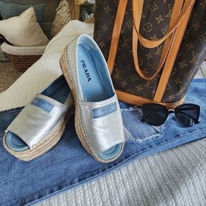 ⚜️ Prada Luxury Espadrilles/ Flats 35.5/ 5.5